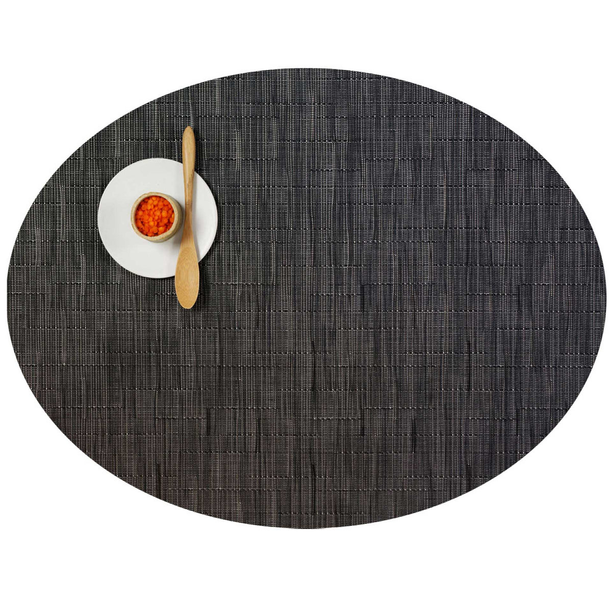 Smoke Bamboo Placemats & Runner by Chilewich