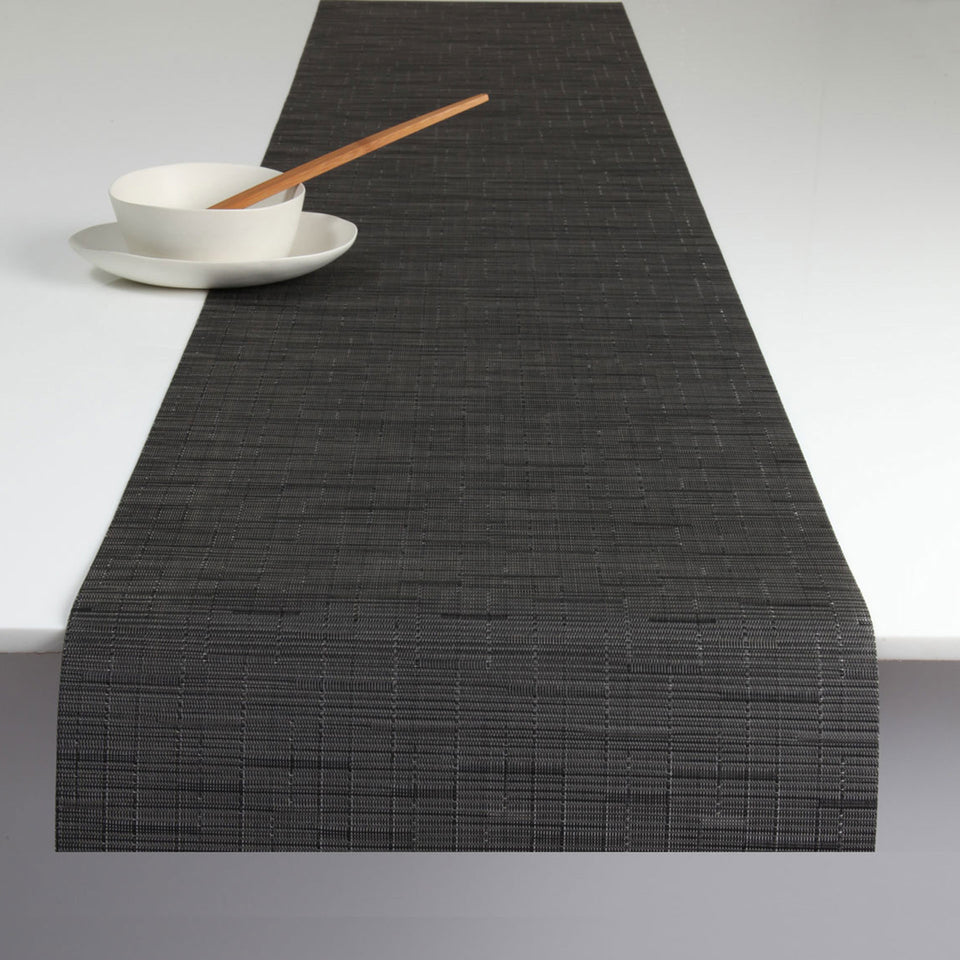 Smoke Bamboo Placemats & Runner by Chilewich