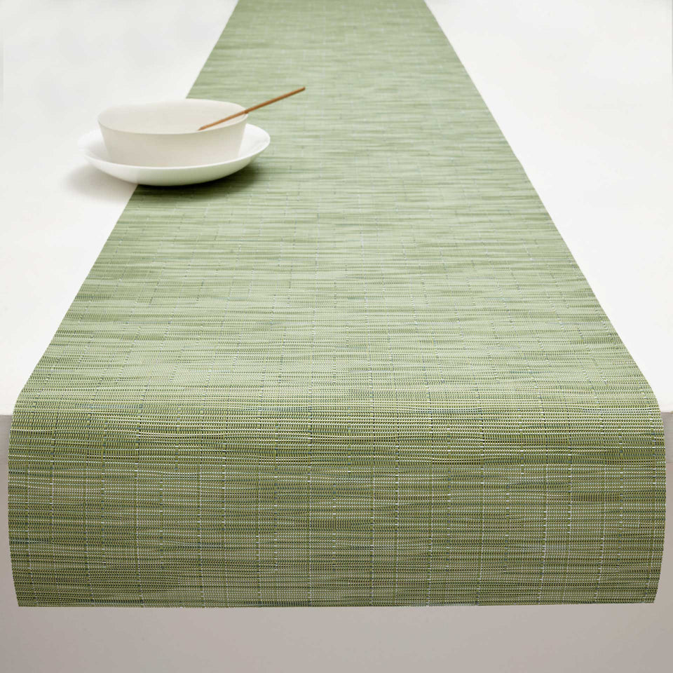 Spring Green Bamboo Placemats & Runner by Chilewich