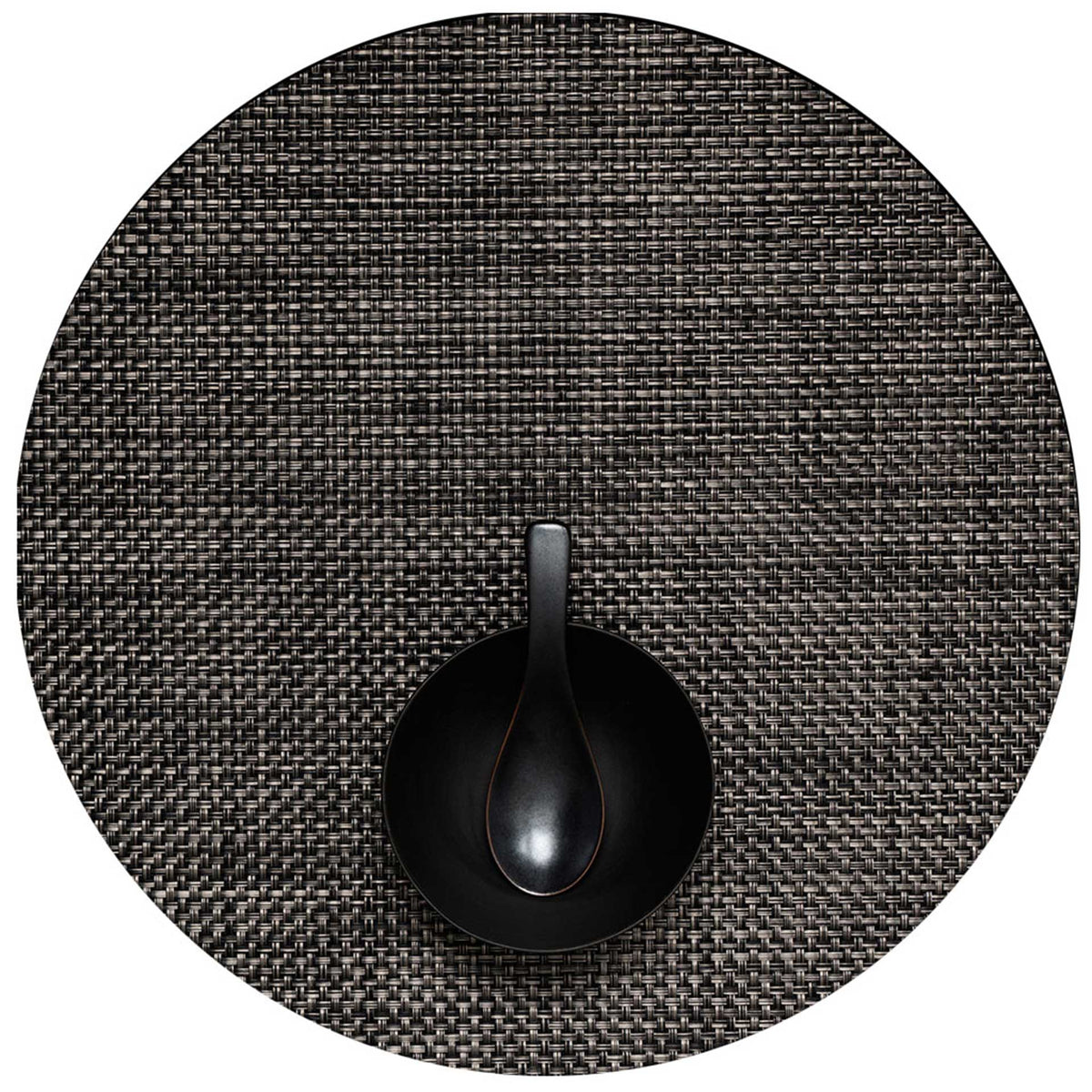 Carbon Basketweave Placemats & Runner by Chilewich
