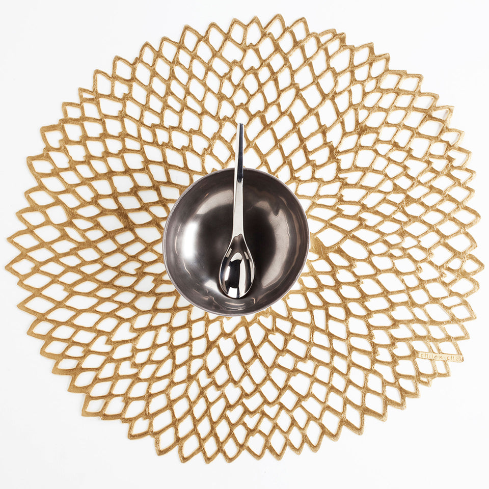Brass Dahlia Placemat by Chilewich