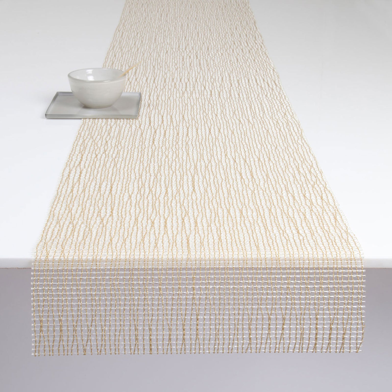 Chilewich Lattice Placemat / Runner in Gold Vertigo Home