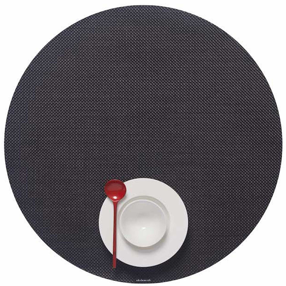 Black Mini Basketweave Placemats & Runner by Chilewich