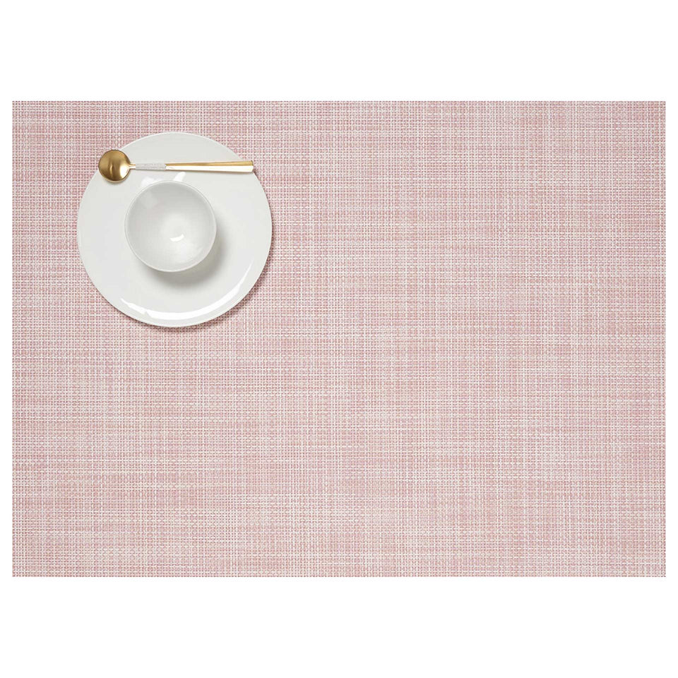 Blush Mini Basketweave Placemats & Runner by Chilewich
