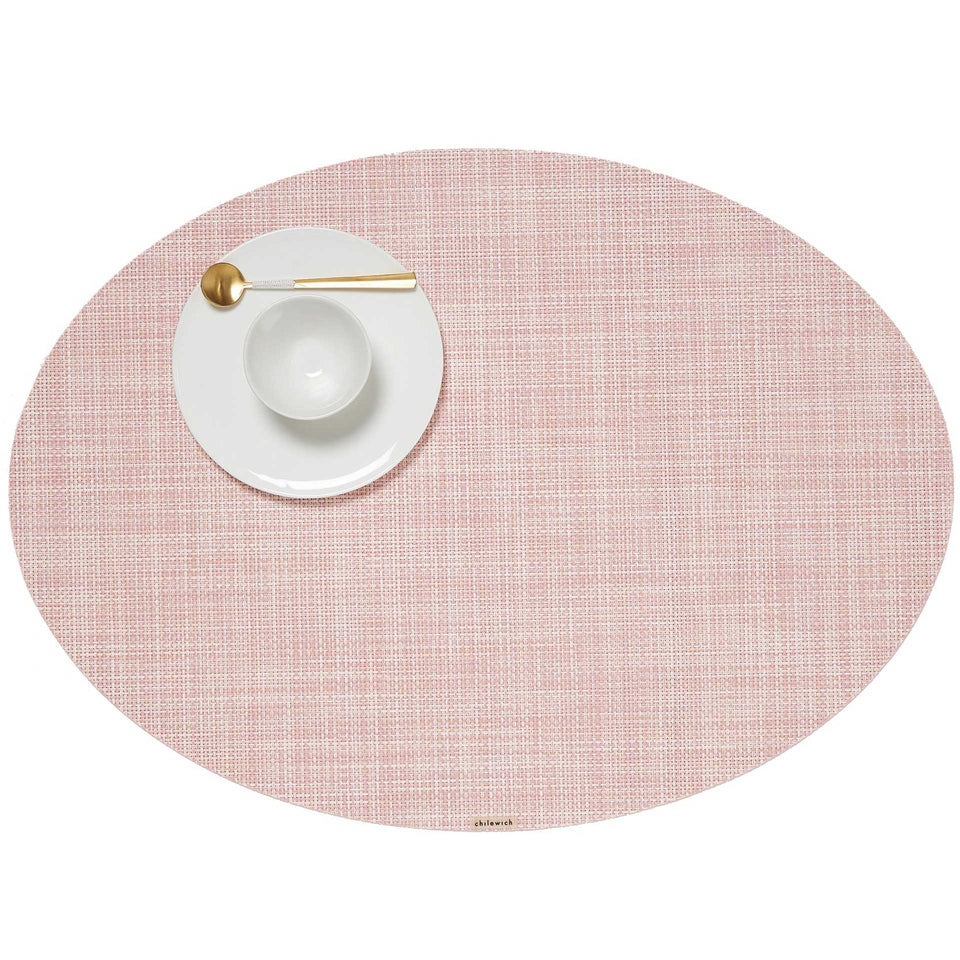 Blush Mini Basketweave Placemats & Runner by Chilewich