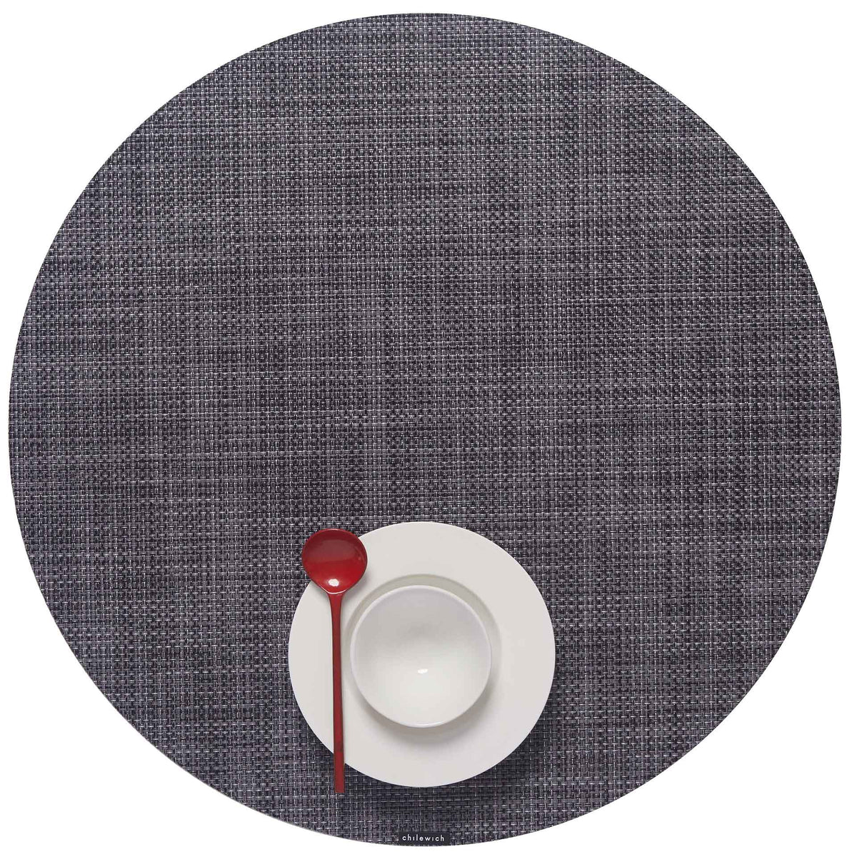 Cool Grey Mini Basketweave Placemats & Runner by Chilewich