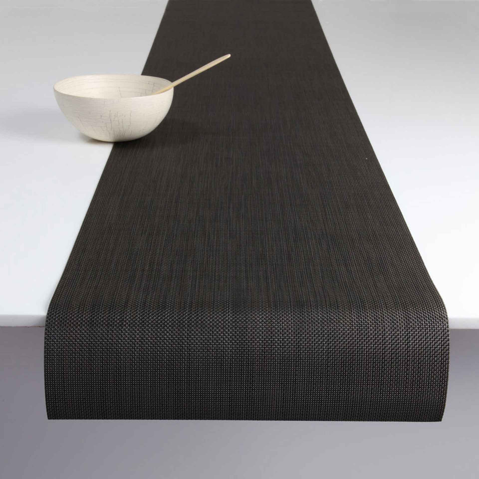 Espresso Mini Basketweave Placemats & Runner by Chilewich