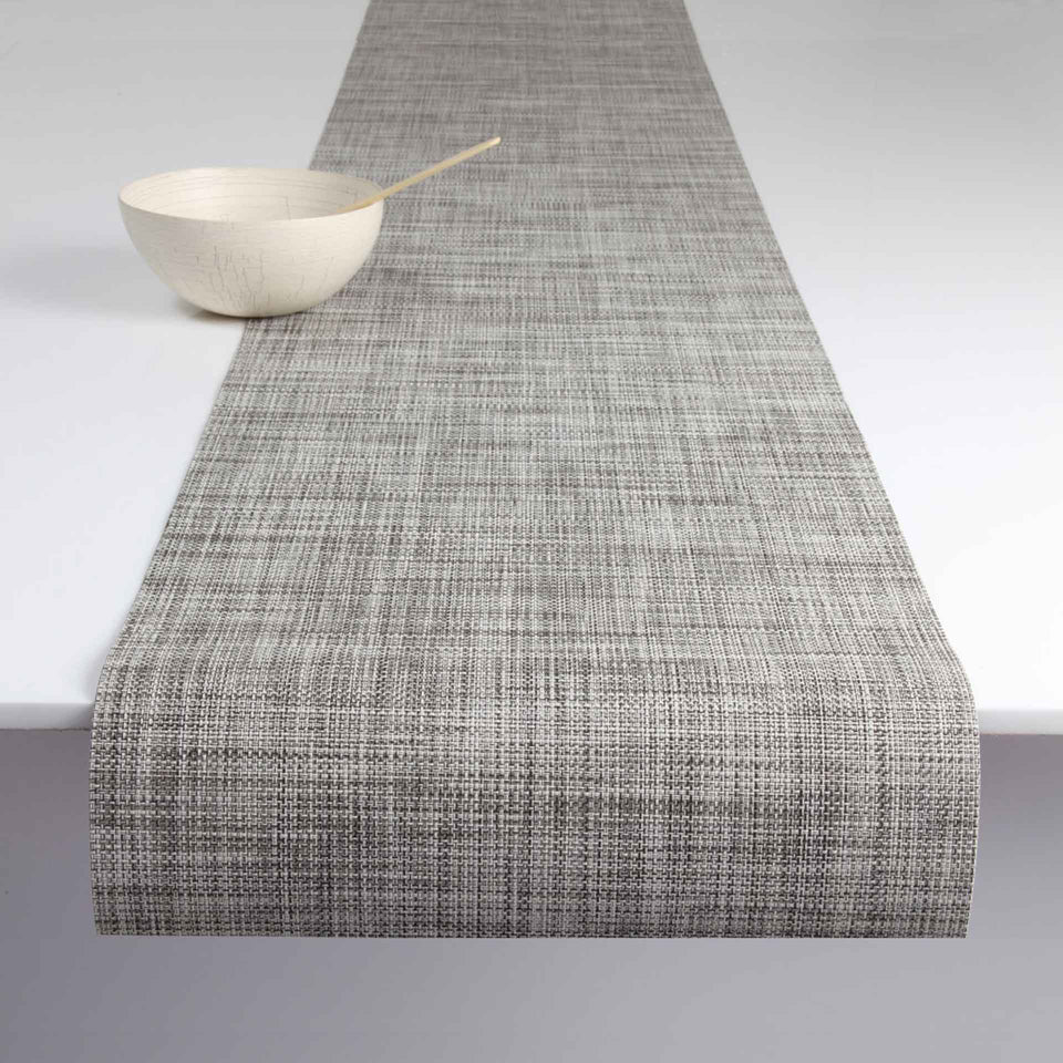 Gravel Mini Basketweave Placemats & Runner by Chilewich