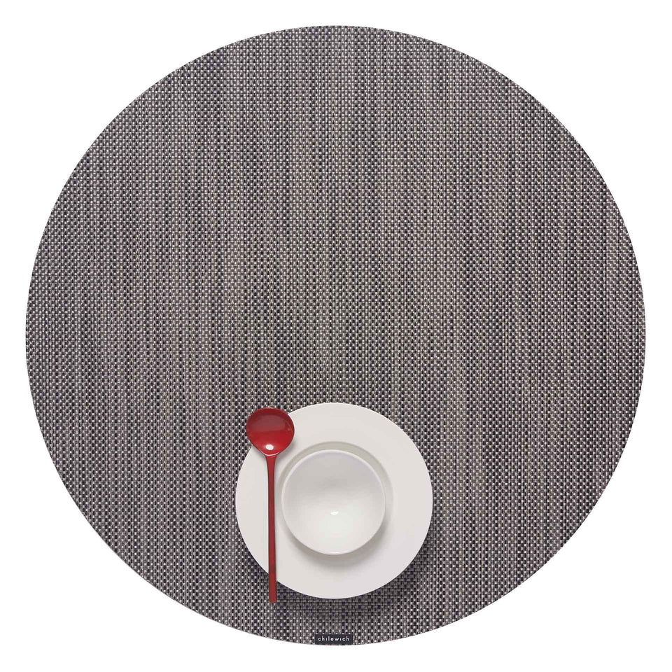 Light Grey Mini Basketweave Placemats & Runner by Chilewich