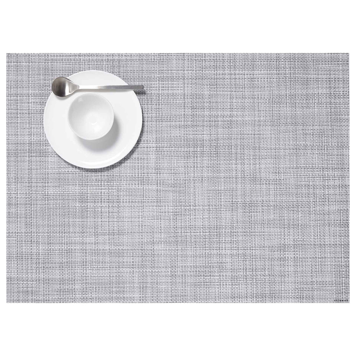Mist Mini Basketweave Placemats & Runner by Chilewich