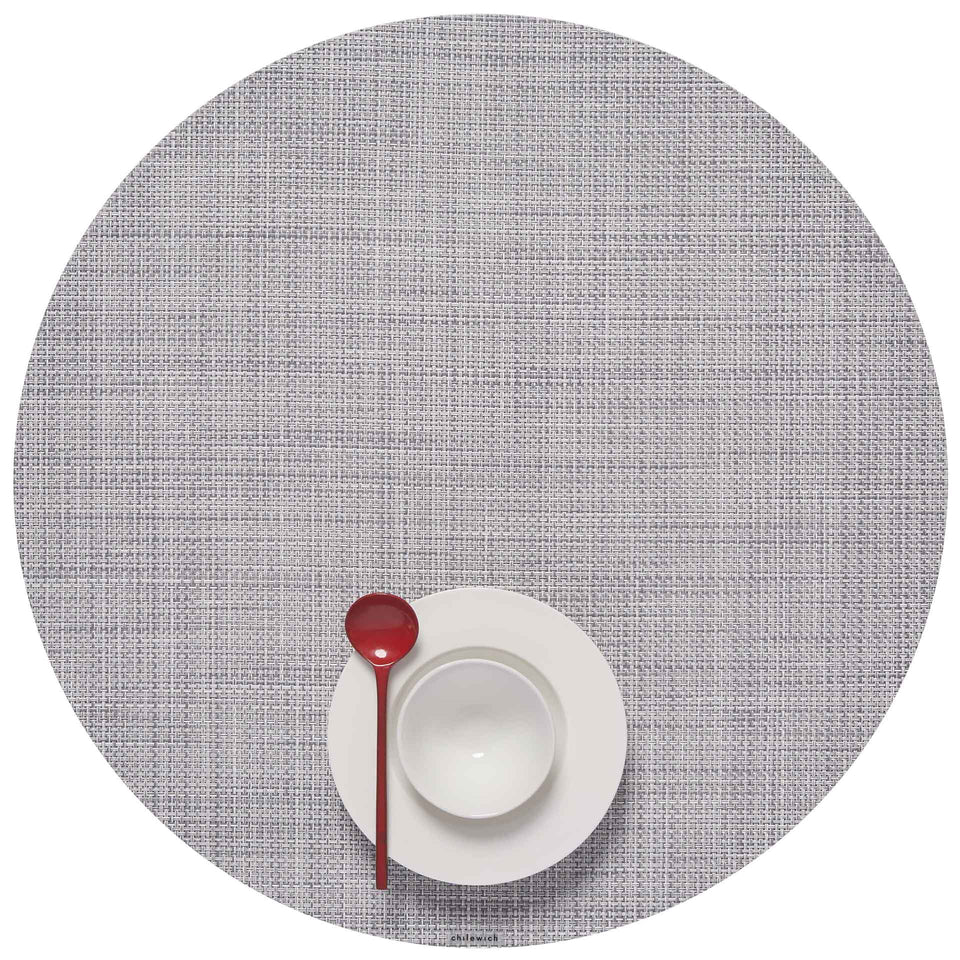 Mist Mini Basketweave Placemats & Runner by Chilewich