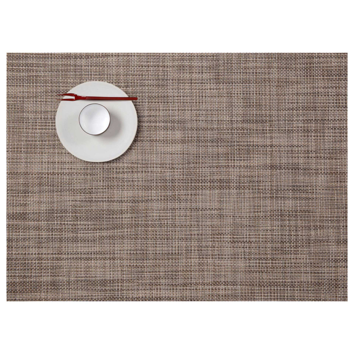 Soapstone Mini Basketweave Placemats & Runner by Chilewich