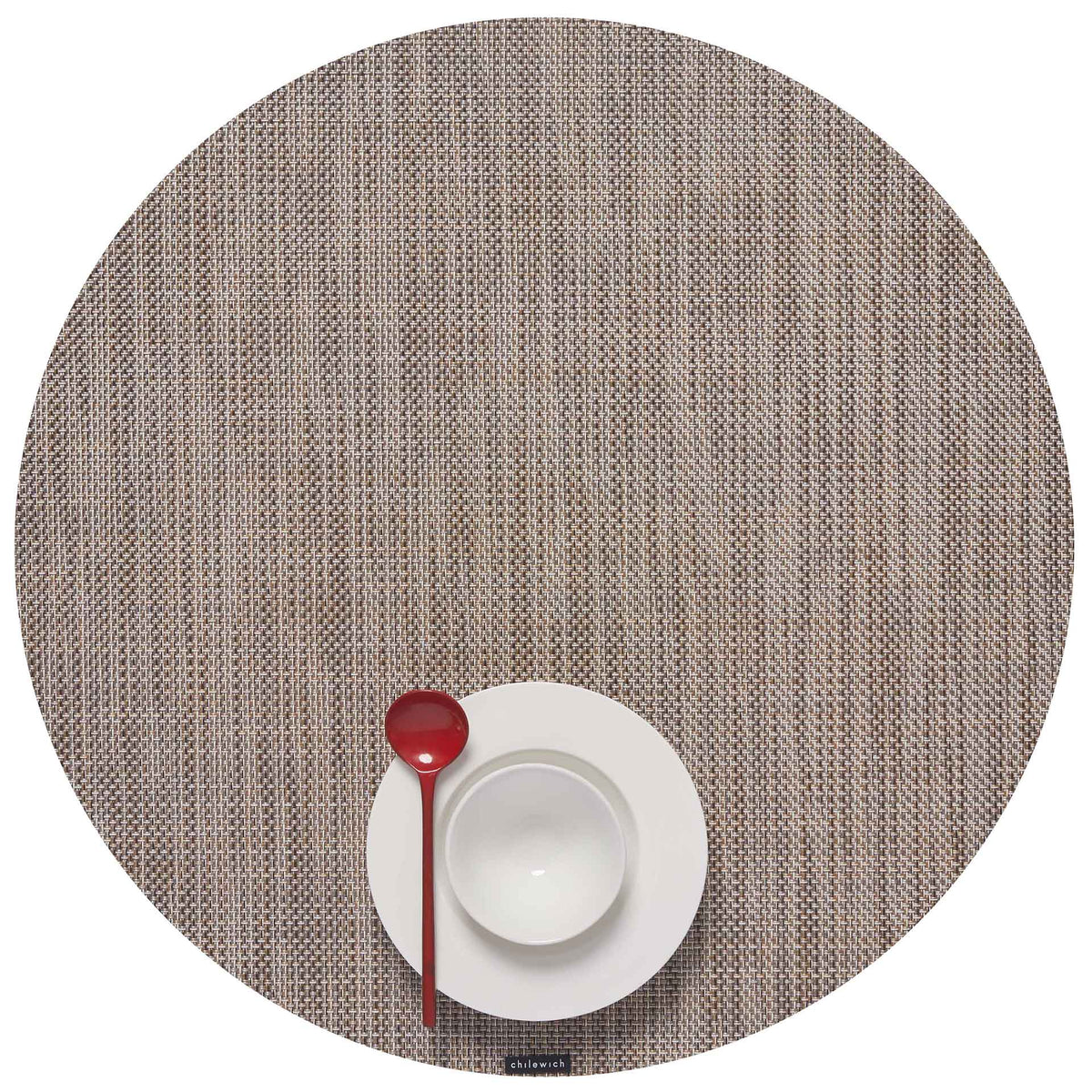 Soapstone Mini Basketweave Placemats & Runner by Chilewich