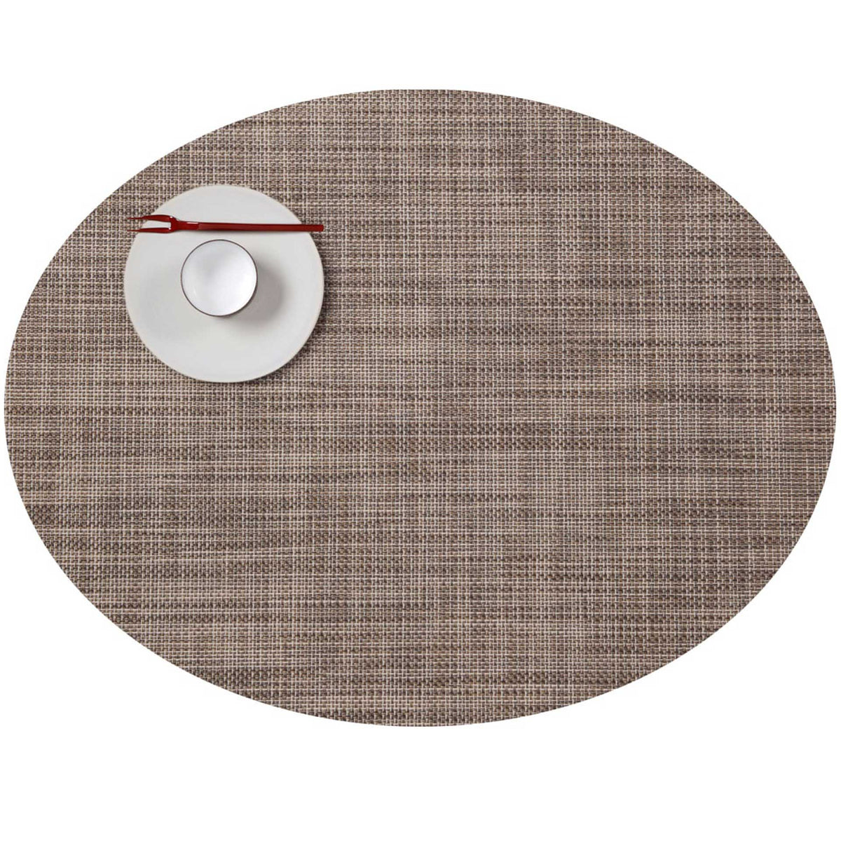 Soapstone Mini Basketweave Placemats & Runner by Chilewich