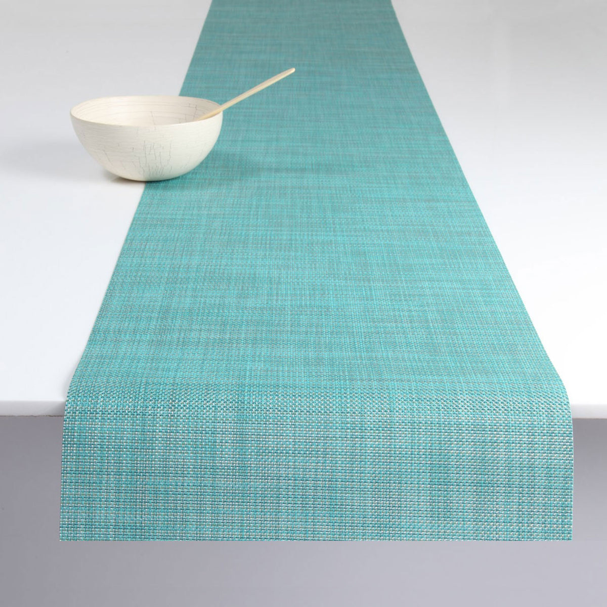 Turquoise Mini Basketweave Placemats & Runner by Chilewich