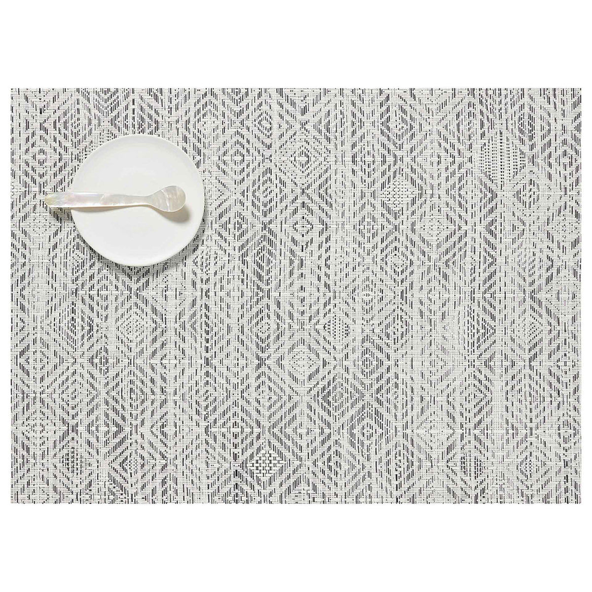 White/Black Mosaic Placemat by Chilewich