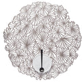Gunmetal Pressed Daisy Placemat by Chilewich