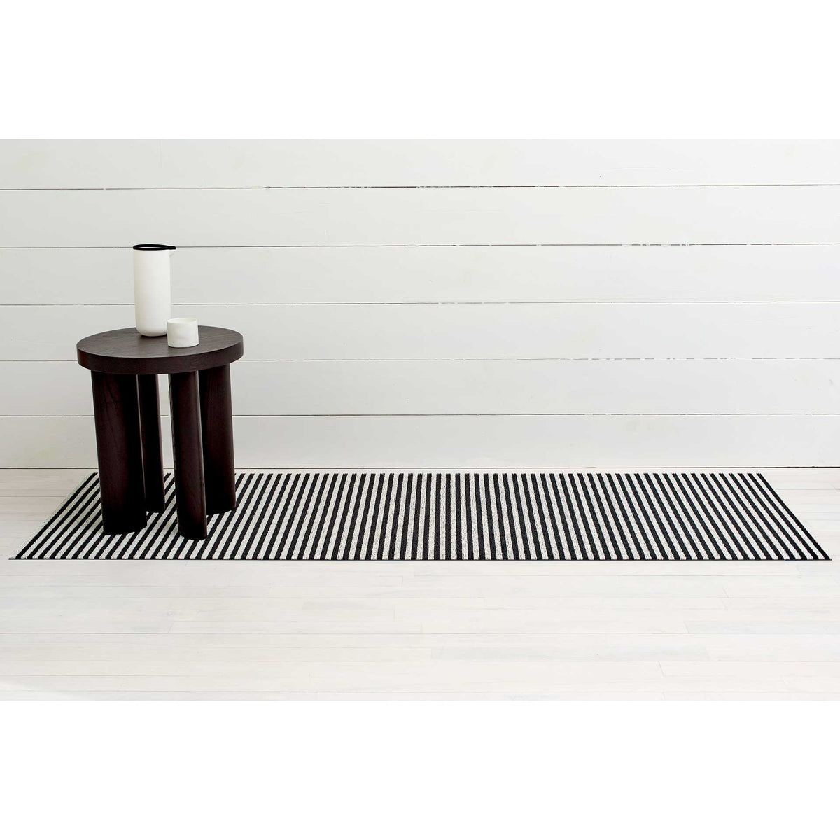 Tuxedo Breton Stripe Shag Mat by Chilewich