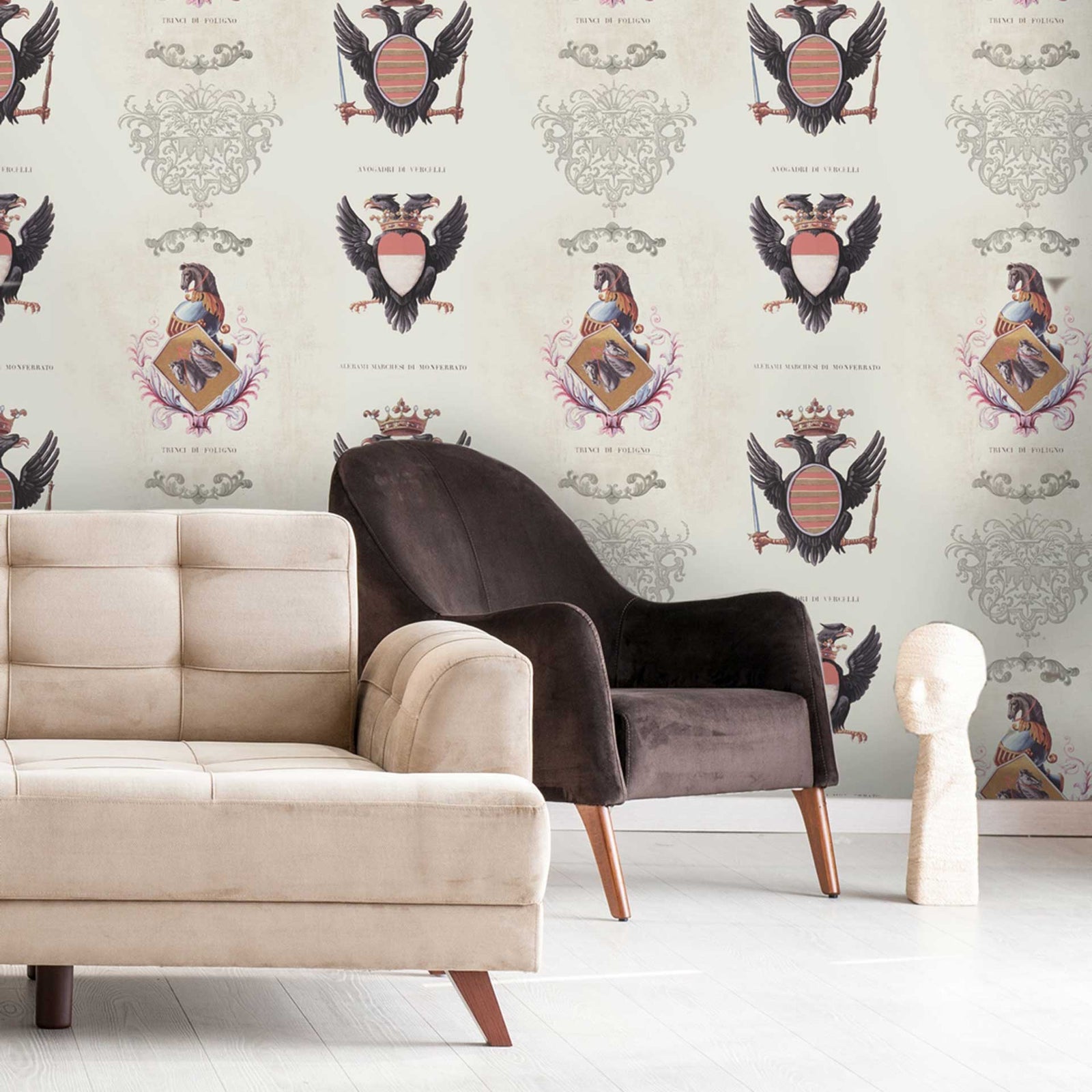 Coat of Arms Wallpaper by MINDTHEGAP – Vertigo Home