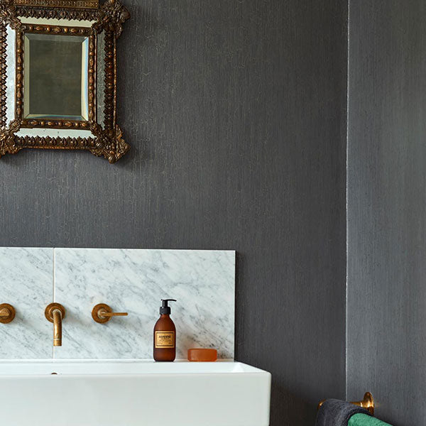 Crackle in Black Wallpaper by Cole & Son