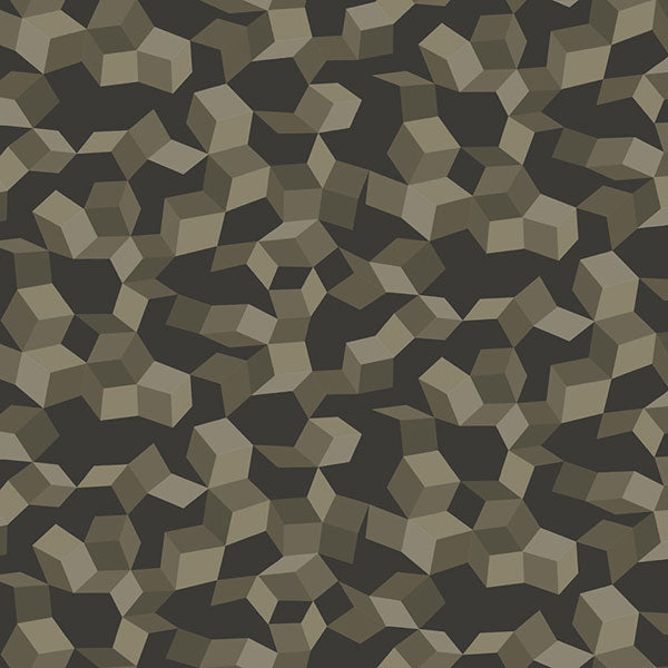 Ingot in Charcoal & Silver Wallpaper by Cole & Son