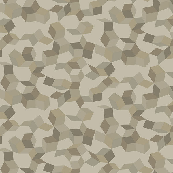 Ingot in Stone & Gilver Wallpaper by Cole & Son
