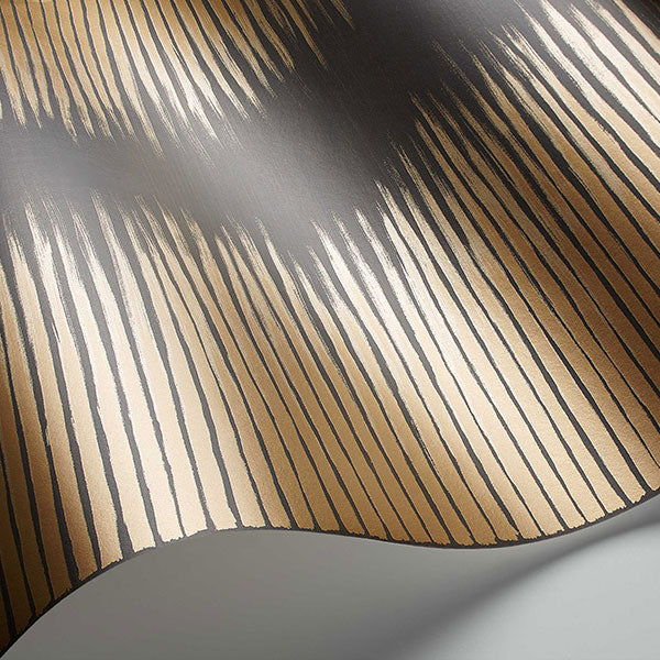 Plume in Chocolate & Gilver Wallpaper by Cole & Son