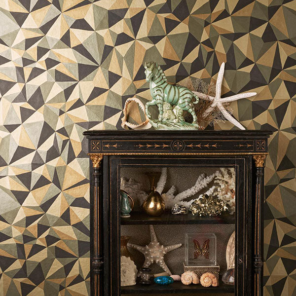 Quartz in Gold & Silver Wallpaper by Cole & Son