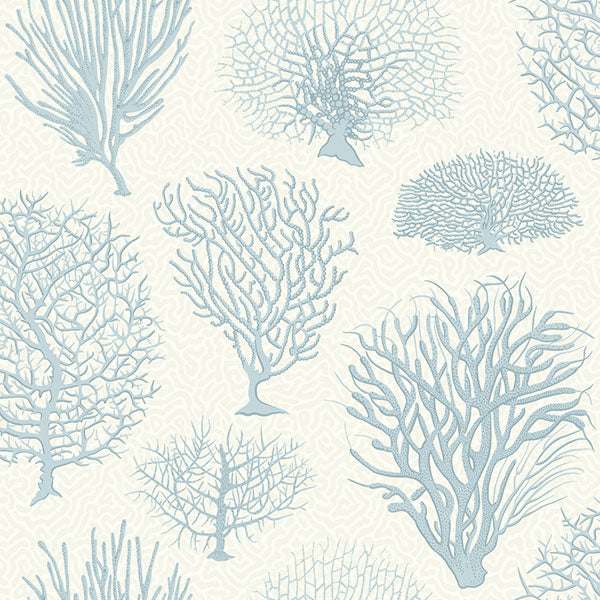 Seafern in Blue Wallpaper by Cole & Son