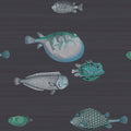 Fornasetti Acquario - Ink Wallpaper by Cole & Son