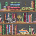 Fornasetti Libreria - Rich Multi Wallpaper by Cole & Son