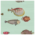 Cole & Son - Fornasetti II Acquario Wallpaper - Pale Blue / Multi - Vertigo Home