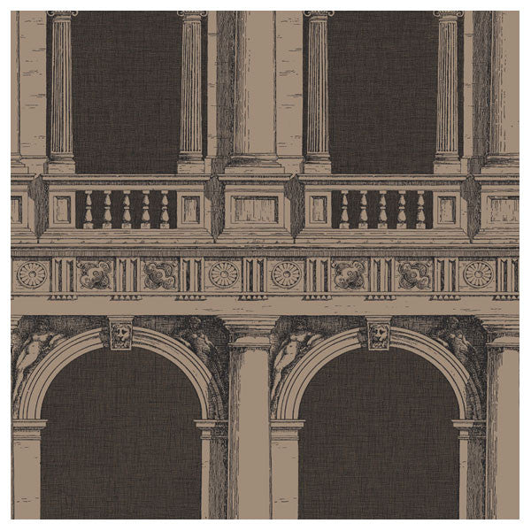 Cole & Son - Fornasetti II Procuratie Wallpaper - Linen - Vertigo Home