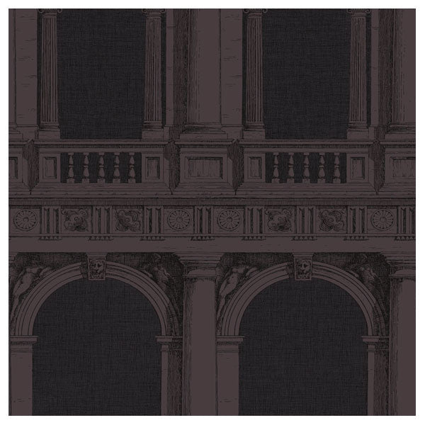 Cole & Son - Fornasetti II Procuratie Wallpaper - Midnight - Vertigo Home