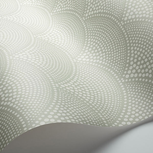 Feather Fan in Old Olive Wallpaper by Cole & Son