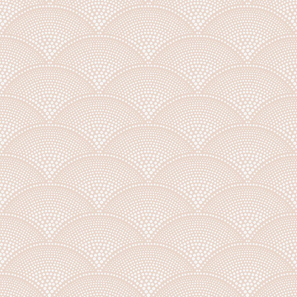 Feather Fan in Plaster Pink Wallpaper by Cole & Son