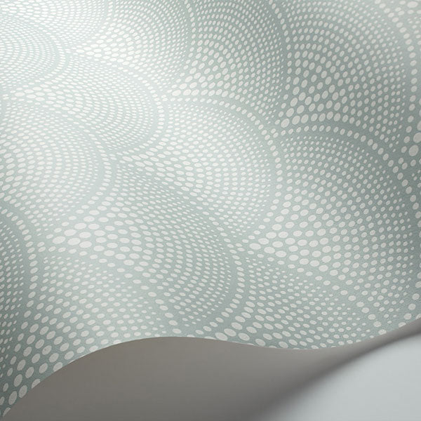 Feather Fan in Print Room Blue Wallpaper by Cole & Son