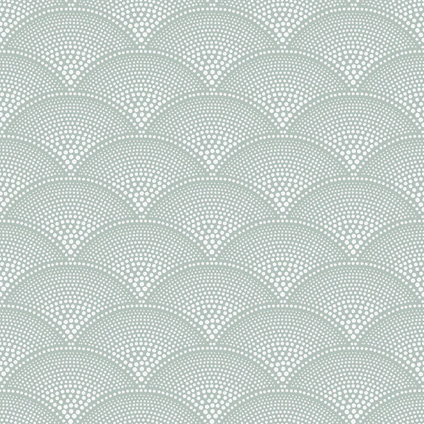Feather Fan in Print Room Blue Wallpaper by Cole & Son