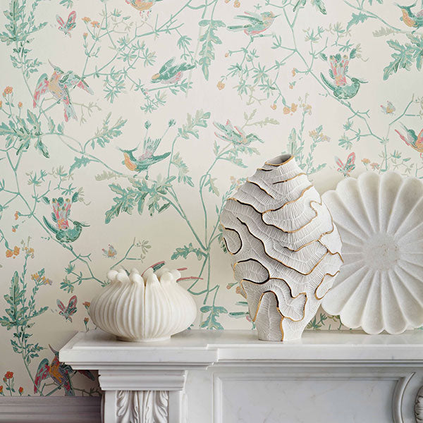 Hummingbirds in Pastel Wallpaper by Cole & Son