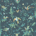 Hummingbirds in Viridian Wallpaper by Cole & Son