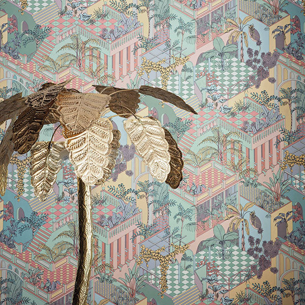 Miami in Pastel Wallpaper by Cole & Son