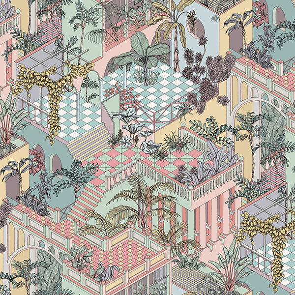 Miami in Pastel Wallpaper by Cole & Son