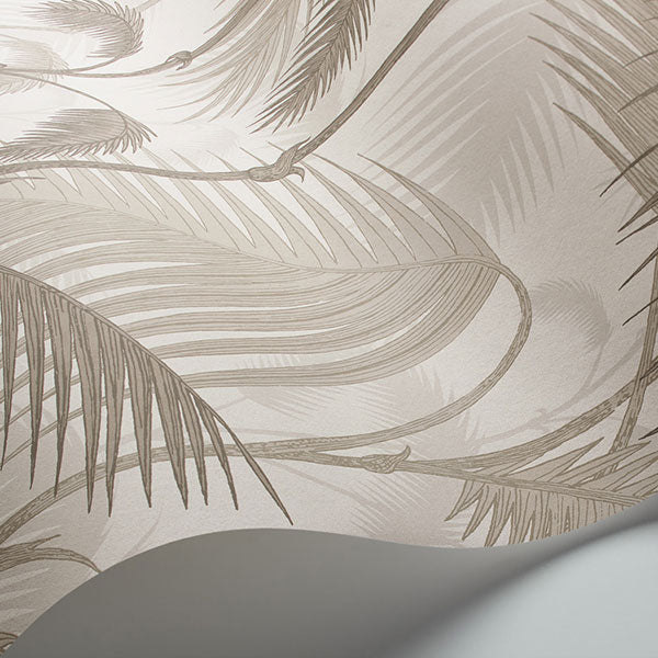 Palm Jungle in Stone & Taupe Wallpaper by Cole & Son