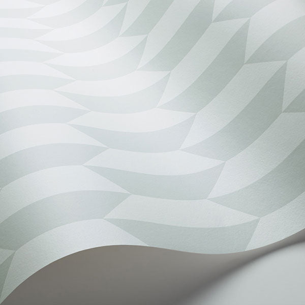 Petite Tile in Fresh Duck Egg Wallpaper by Cole & Son