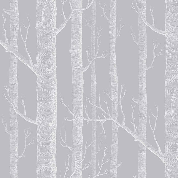 Woods in Grey & White Wallpaper by Cole & Son