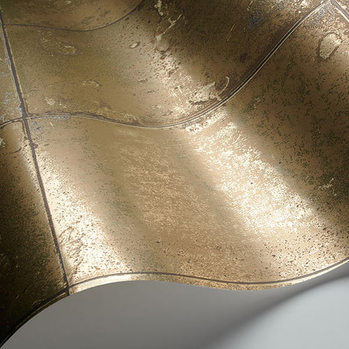 Antique Mirror in Antique Gold Wallpaper by Cole & Son