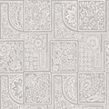 Bellini in Grey & White Wallpaper by Cole & Son