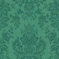 Giselle in Forest Green Wallpaper by Cole & Son