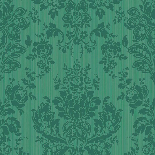 Giselle in Forest Green Wallpaper by Cole & Son
