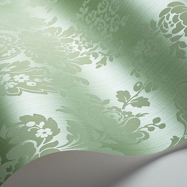 Giselle in Leaf Green Wallpaper by Cole & Son Vertigo Home
